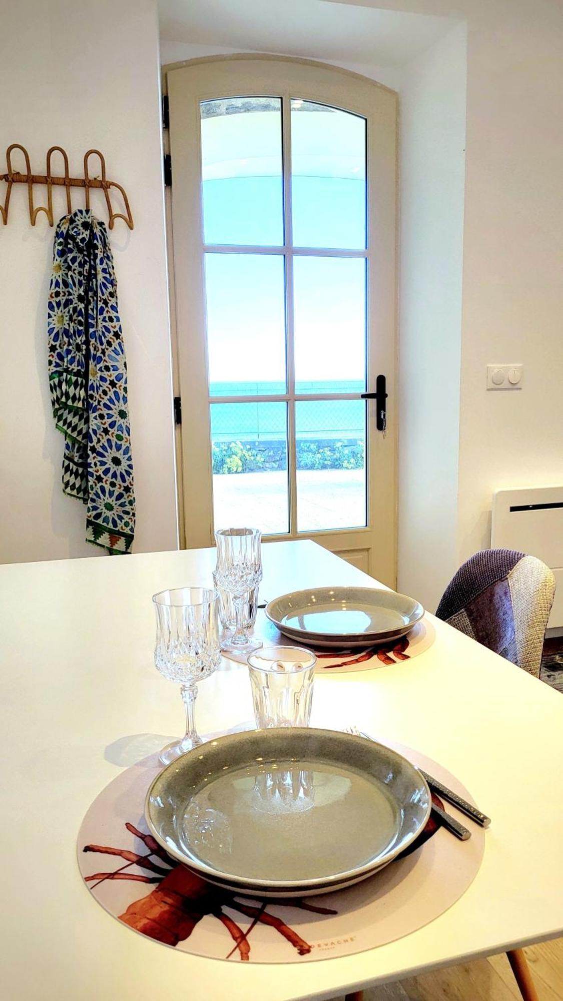 Vue Pleine Mer A La Perle Marine - La Terrasse Dinard Buitenkant foto